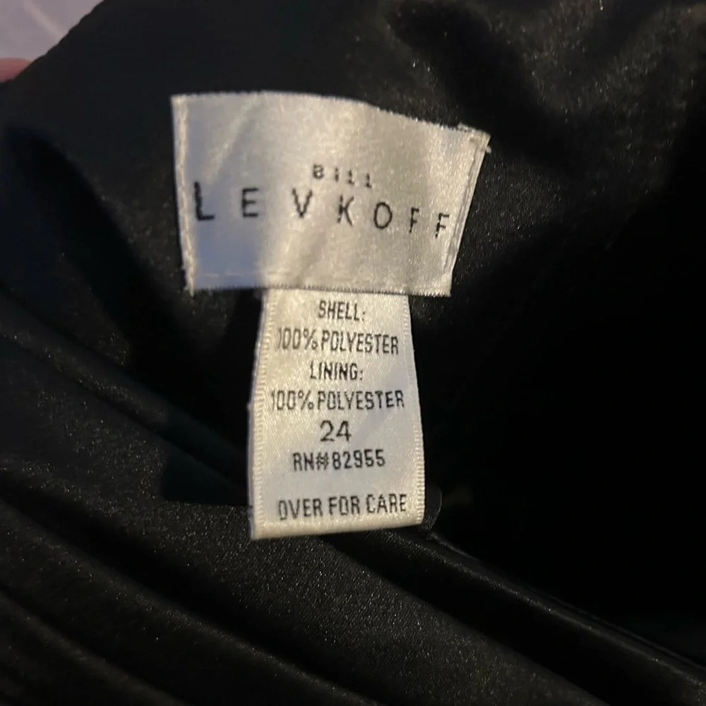 Bill Levkoff Strapless Black Gown - Picture 2 of 4